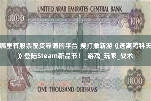 哪里有股票配资靠谱的平台 搜打撤新游《逃离鸭科夫》登陆Steam新品节！_游戏_玩家_战术